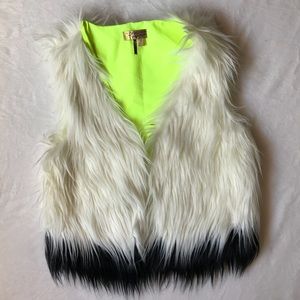 Furry Vera Wang Vest